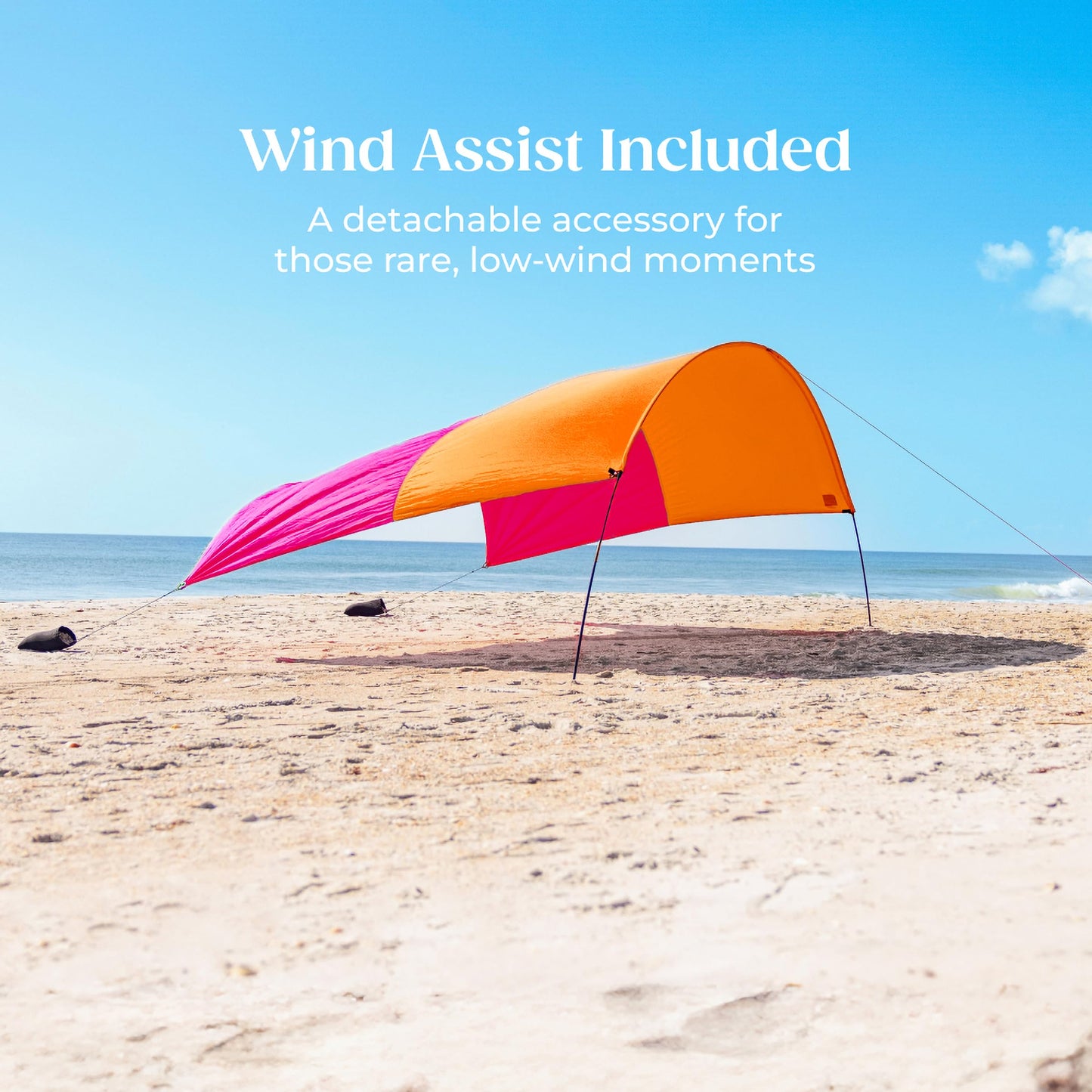 Shibumi Shade 3.0 Version | Sunset Edition | Sets Up in 3 Mins | 150 Sq. Ft. of Shade for up to 8 People | Includes Wind Assist | UPF 50+ Sun Protection