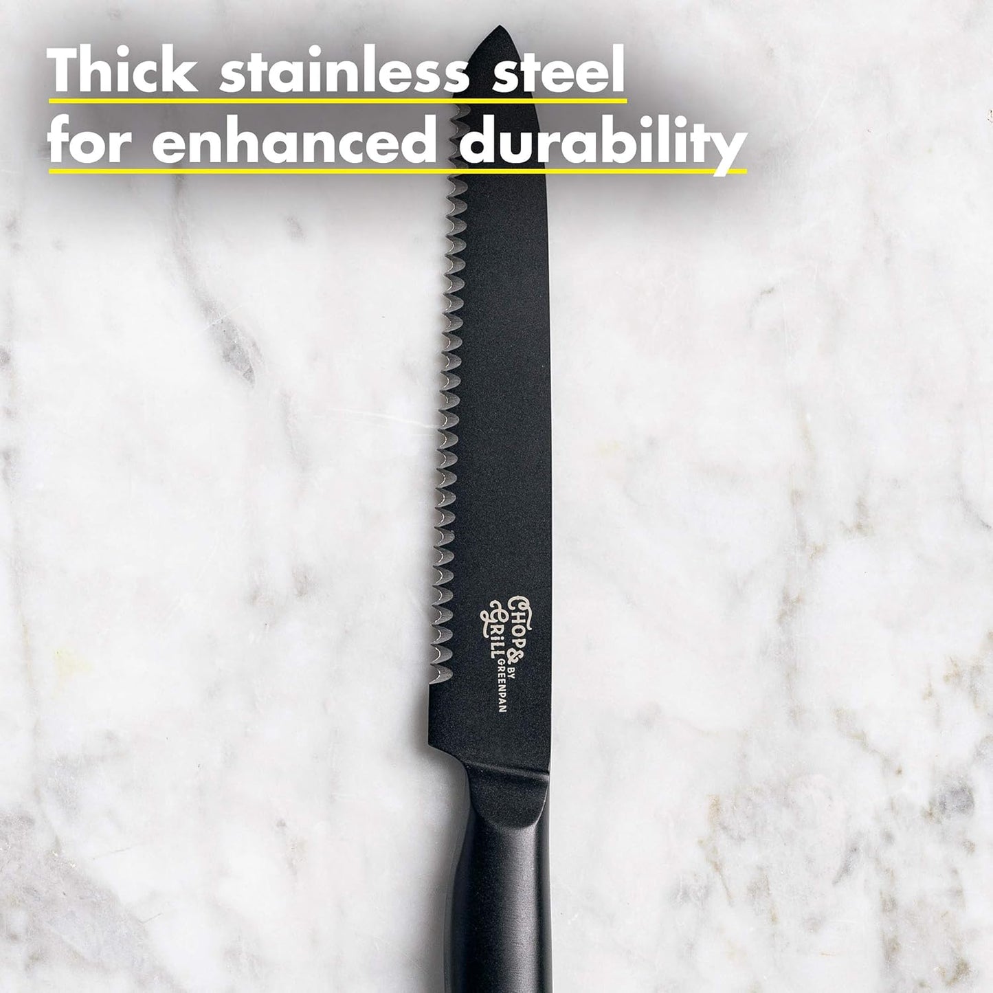 GreenPan Chop & Grill Serrated Utility Knife