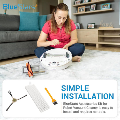 BlueStars Ultra Durable Accessories Kit for OKP Life K2 K3 K4 K5 and Lefant M210 Robot Vacuum Cleaner