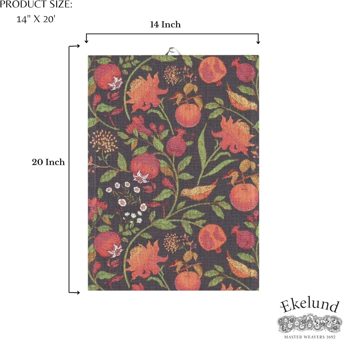 Ekelund Weavers Fruktrik Towel, 35 x 50 cm, Organic Cotton