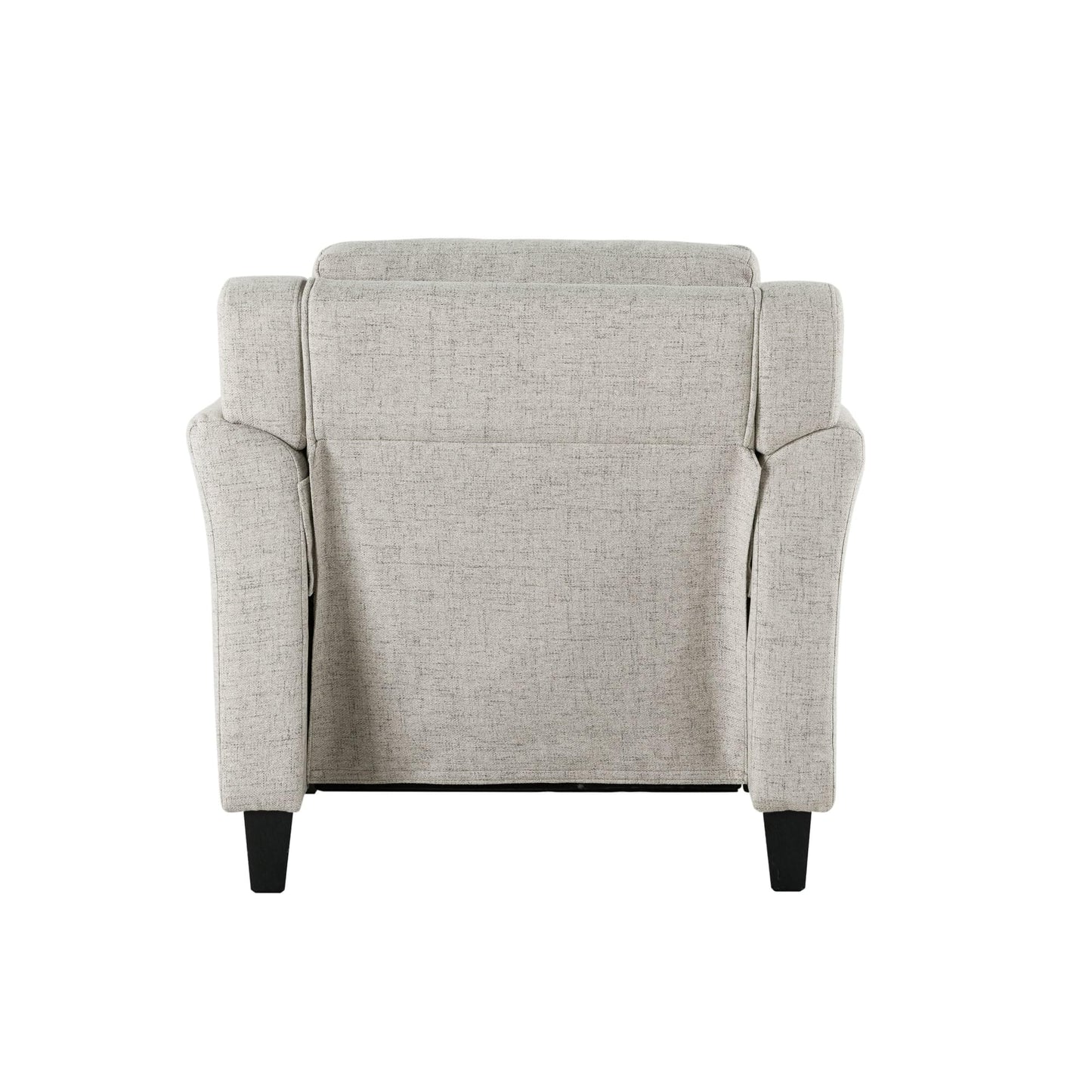 Studio Living Harrington 35.4" Arm Chair, Transitional Modern, Pocket Coil Comfort, Easy Assembly, Woven Fabric, Beige