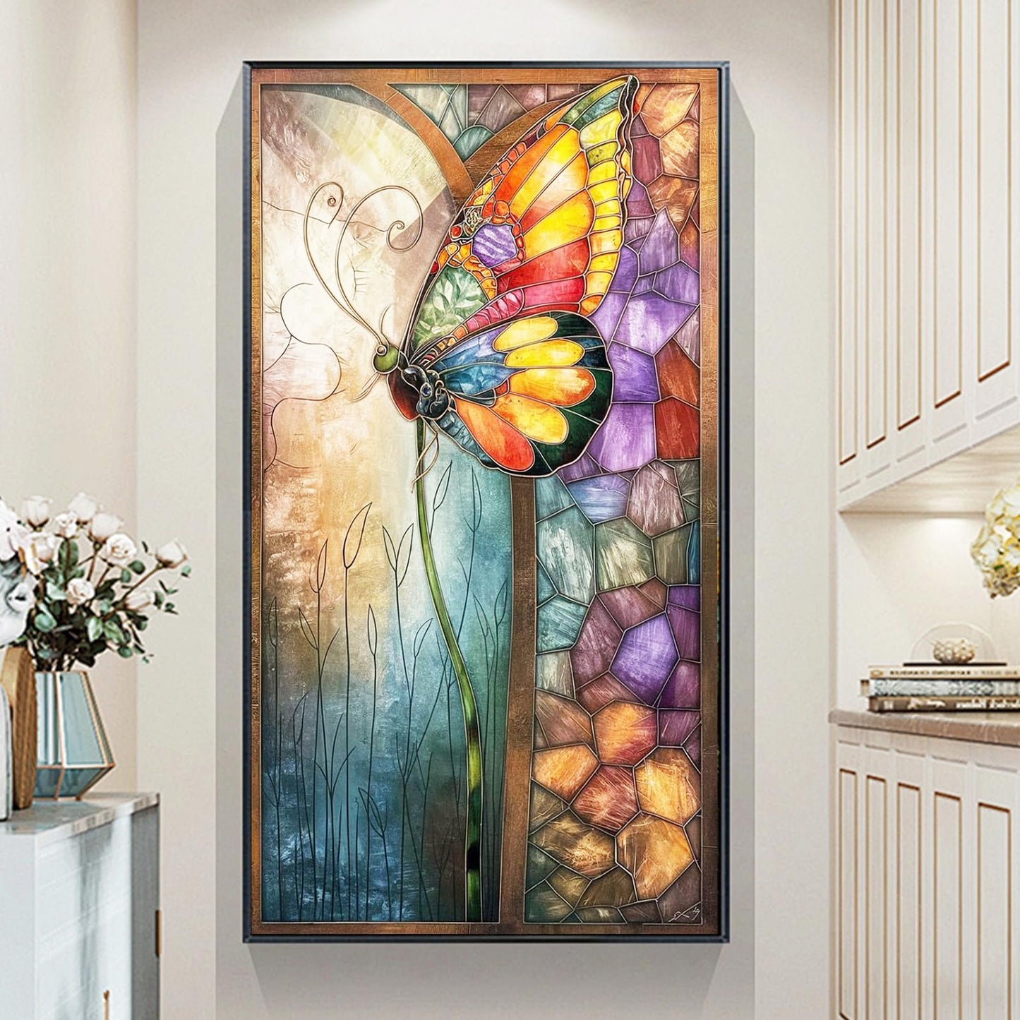 YALKIN 5D Diamond Painting Kits for Adults, Large Diamond Art Kits Full Drill Diamond Painting Kit for Adult Beginners, DIY Crystal Picture Art for Home Wall Decor 40 x 70cm/15.7 x 27.6in