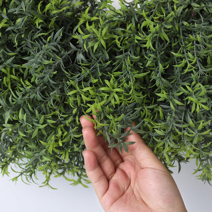 26" Large Artificial Rosemary Wreath for Front Door - UV Resistant Realistic Rosemary Plant, Fake Spring/Summer Greenery Wreath for Wall Window Farmhouse Fireplace Decor
