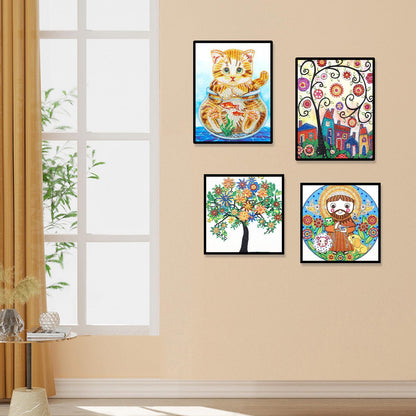 antor 10 Pack 5D Special Shape Rhinestone Diamond Painting Kits, Crystal Diamond Art Kit for Adults Beginner, 5D Paint with Diamond Drill for Gift Home Wall Art Decor