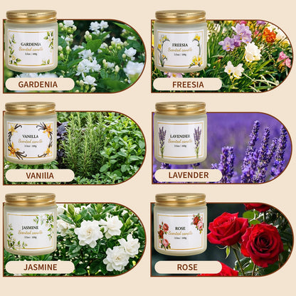 Aeraroma Scented Candles for Women, Floral Soy Candles for Home Scented, 6 Pack Relaxing Candles for Women Stress Relief, Aromatherapy Candles Gifts for Woman Birthday Anniversary Bath Yoga