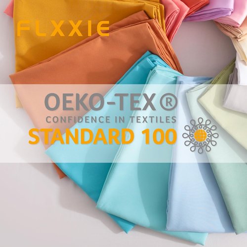 FLXXIE King Pillow Cases - Soft Microfiber Covers with Envelope Closure | Stain Resistant, 20x36, Teal
