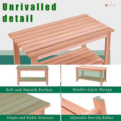 bingaai Western Red Cedar Sauna & Shower Bench 31.5" Fully Assembled – Strong, Durable, Soft-Touch, Insulating Cedar Wood Bench for Bathroom, Sauna, Indoor & Outdoor Use