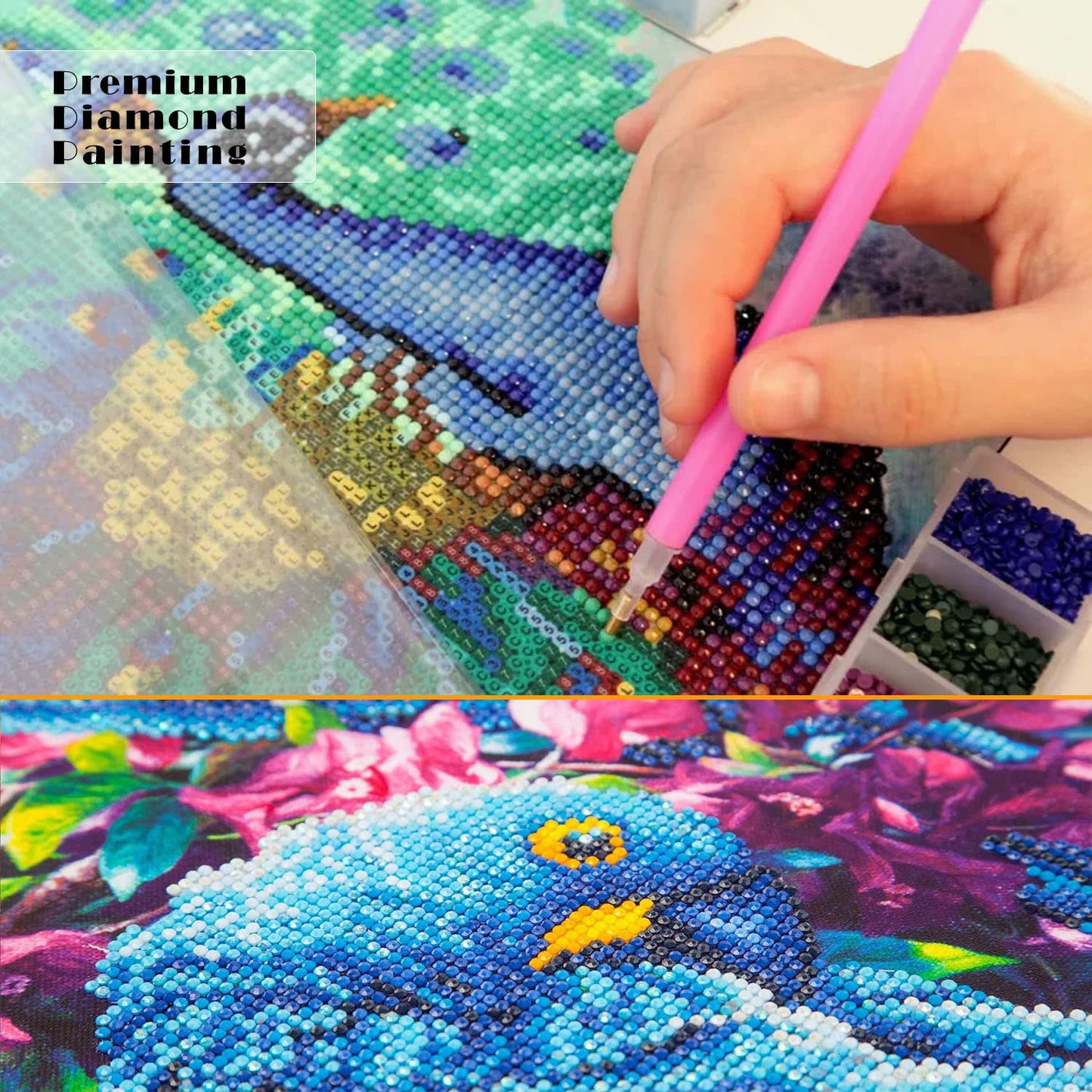 Youtheart Painting with Diamonds Cars Diamond Art Kits, 5D Full Drill Cross Stitch Embroidery Kit…