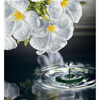 DIAMOND DOTZ Water Droplet Diamond Painting Kits for Adults - Diamond Art Kits a Relaxing Creative Craft Kit with Dotz Gems 14x13
