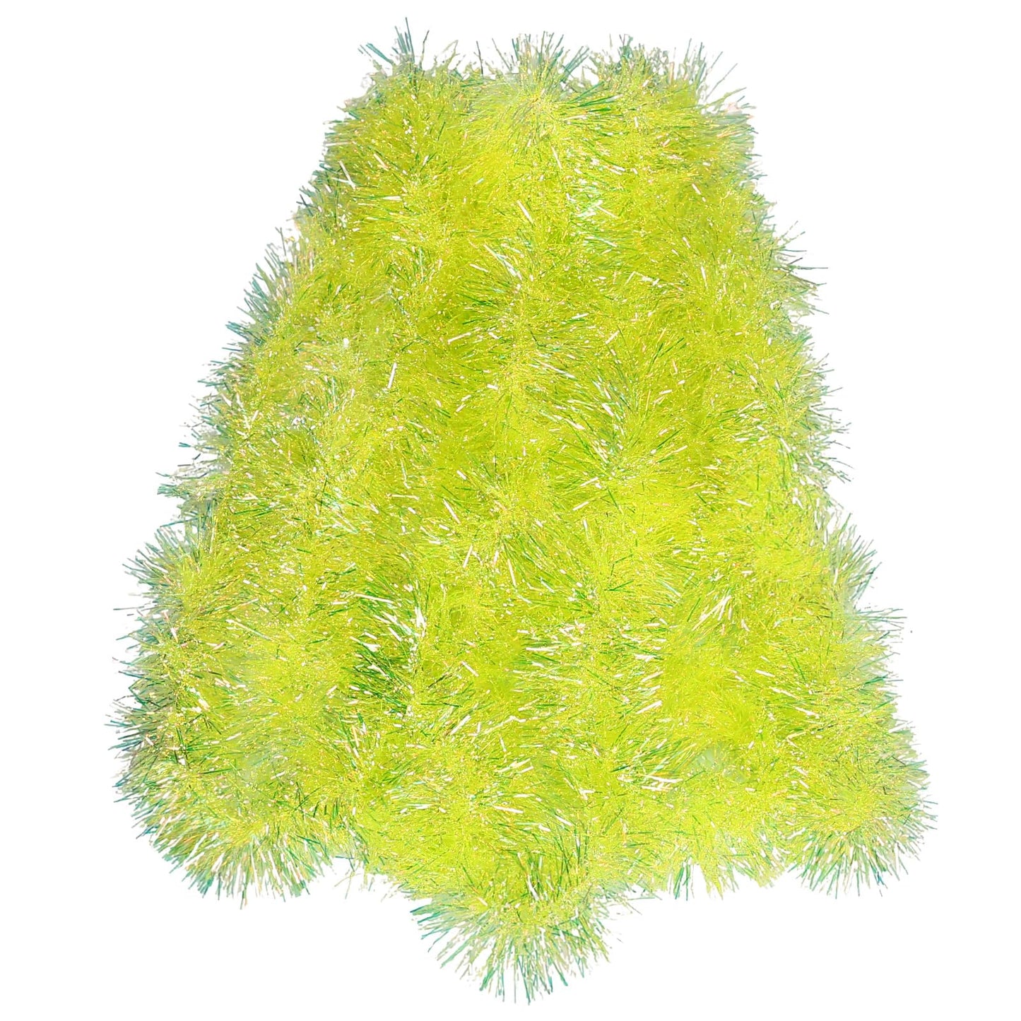 JXITON 33FT Christmas Tinsel Garland Lime Green Metallic Hanging Twisted Garland for Christmas Tree Fireplace Mantle Xmas Party Home Decoration