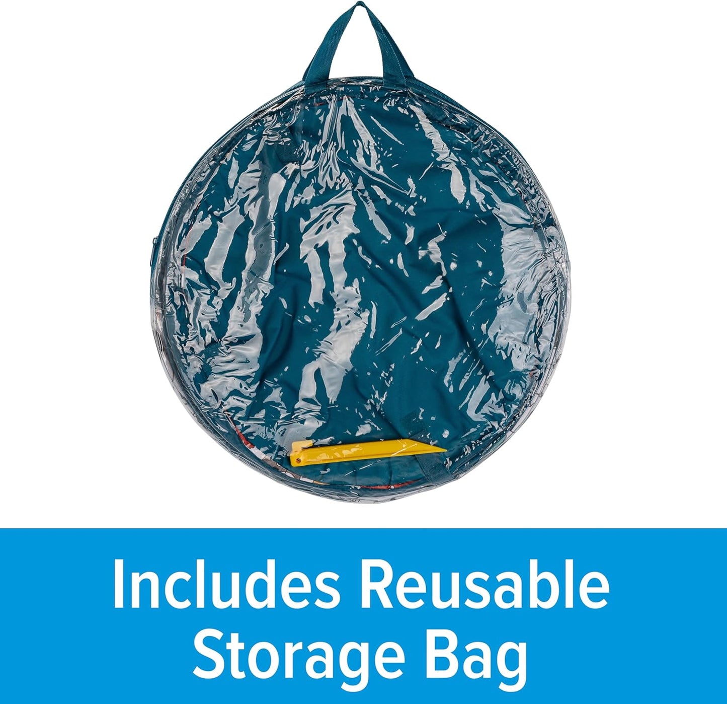 30-Gallon 2-Ft (42986) Camco Pop-Up Utility Container - Features Heavy Duty Liner & Zipper Close Lid - Holds
