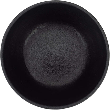 47th & Main Medium Durable Black Cast Iron Bowl, Round, 32 fluid ounces