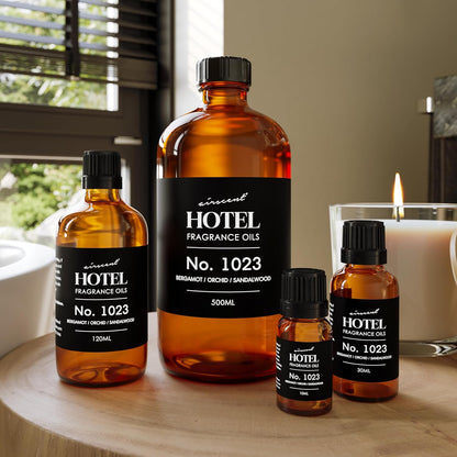 AirScent Hotel Diffuser Oil No. 1023 - Love Affair Fragrance Oil for Ultrasonic Diffusers | 500 mL Glass Bottle