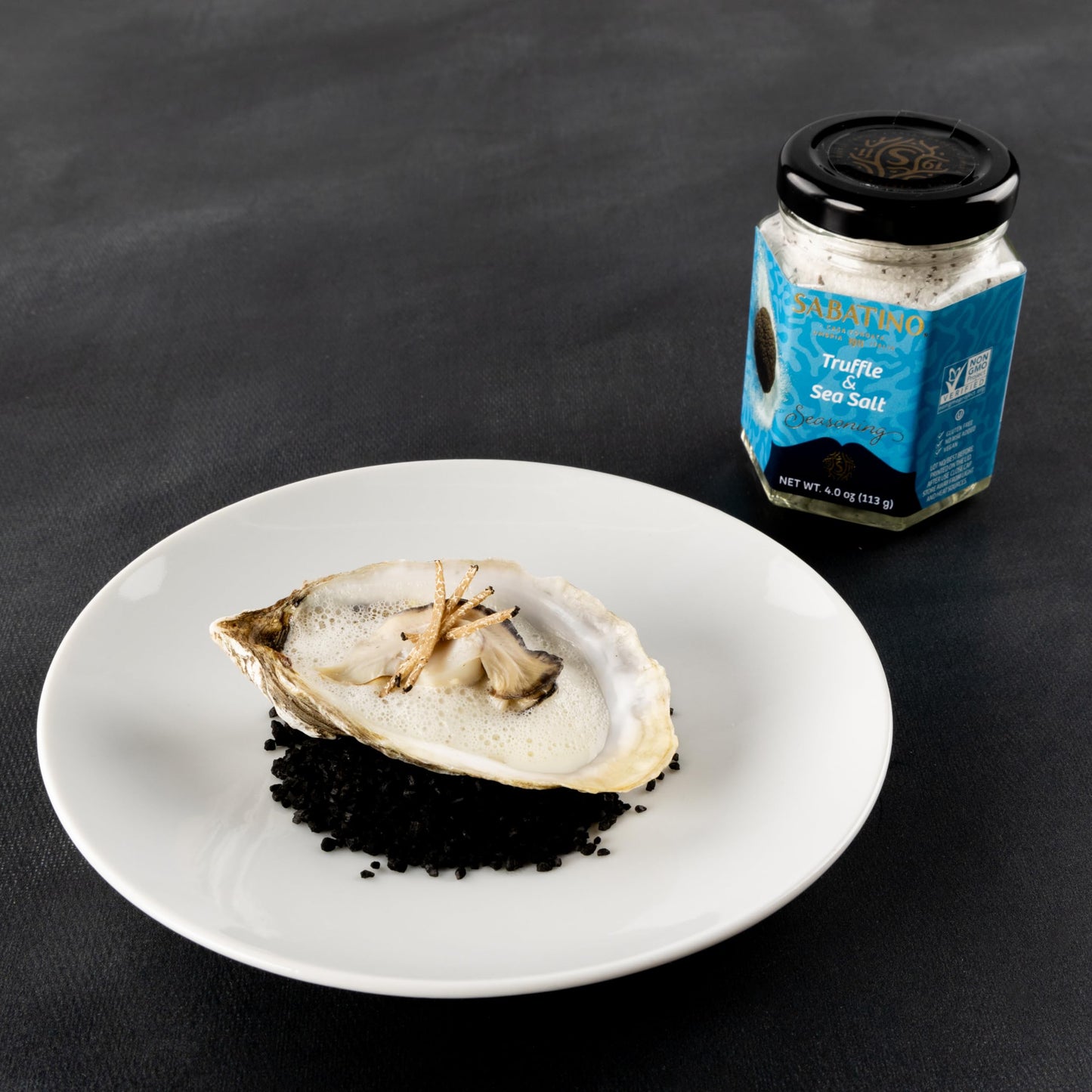 Sabatino Tartufi Truffle Salt Seasoning, All Natural Gourmet Truffle Salt, Sicilian Sea Salt,Kosher, Non-Gmo Project Certified, 4 oz