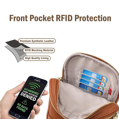 INICAT Anti Theft Crossbody Bags for Women Travel Small Sling Bags Cross Body Bag Purses for Woman