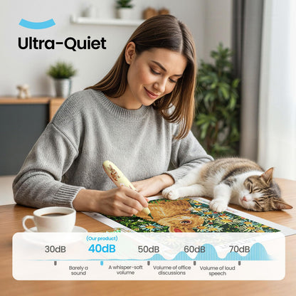ARTDOT Wireless Vacuum Pen for Diamond Art Kit for Adults, Long-Lasting Electric Pen for Diamond Painting Accessories and Tools
