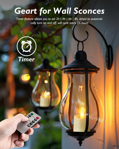 Homemory 12Pack 400+ Hour Remote Control Candles, 2/4/6/8H Timer LED Votive Candles, Battery Operated Tea Lights in Warm White for Outdoor, Table, Wedding, Christmas (Ivory, Batteries Included)