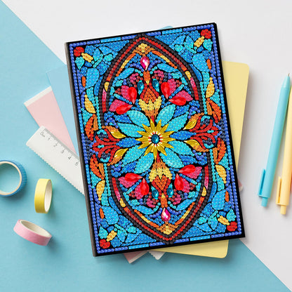 MaiYiYi 3 PCS Datura Notebook Diamond Painting Kit Flower Diary Book Diamond Art Kits for Adults Mandragora Notepad Crystal Diamond Painting for Study Home Office Art Drawing (20X14 CM)