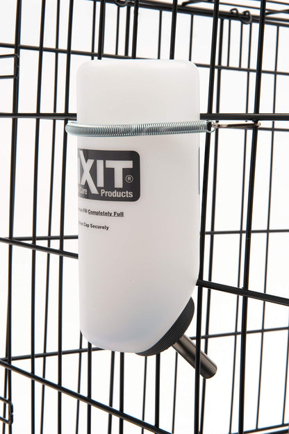 Lixit Wide Mouth Water Bottles for Large and Small Dogs (16oz Small Dog, White)