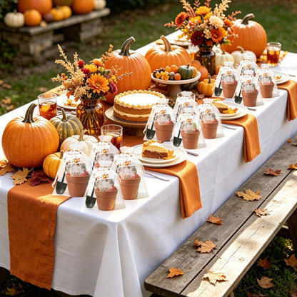Aneco 24 Set Little Pumpkin Baby Shower Party Favors Seed Packet for Guests