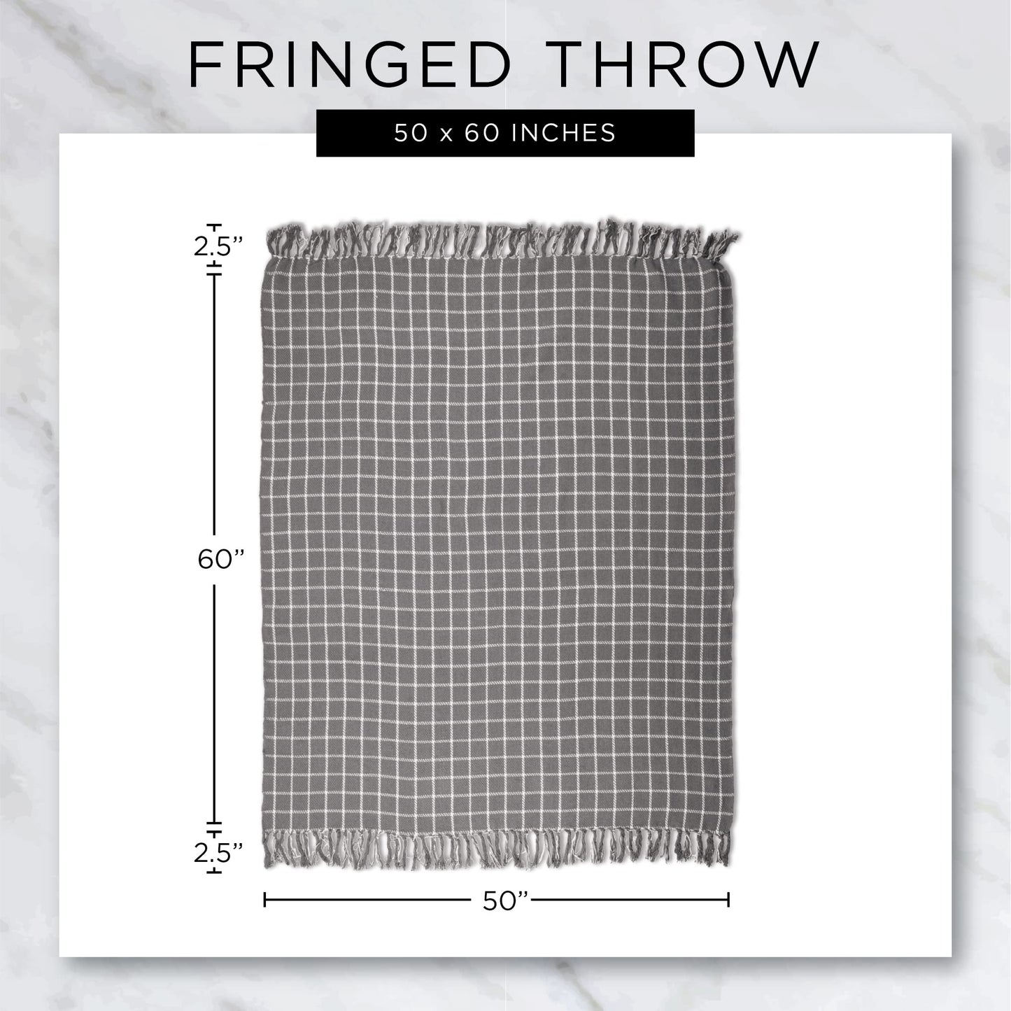DII Herringbone Striped Collection Cotton Throw Blanket, 50x60, Artichoke
