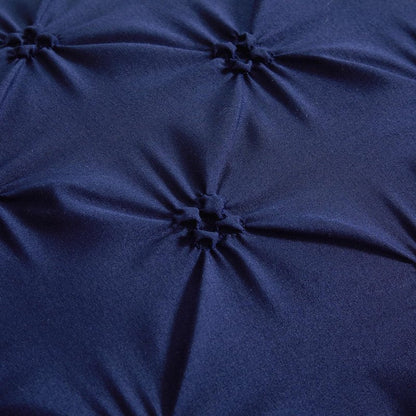 Vaulia Lightweight Microfiber Decorative Pillow Shams, Pinch Pleat Design Standard Size 20"x 26", Navy Blue 2 Pack