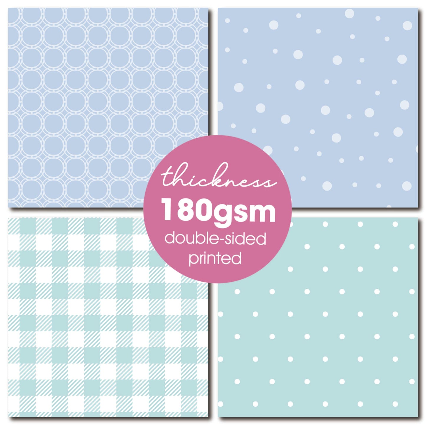 Desecraft 12x12 in Pastel Easter Scrapbooking Cardstock Decorative Paper - 36 Sheets - for Card Making Journaling Planner Origami Background Scrapbook Paper Scrapbook Materials Supplies
