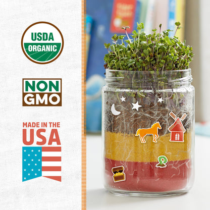 Back to the Roots Terrarium Grow Kit - Easy-to-Use DIY Set for All Ages Small