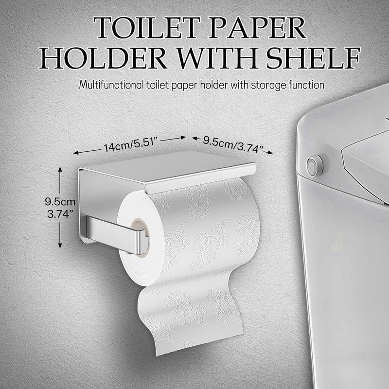 10-Pieces Brushed Nickel Bathroom Hardware Accessories Set,23.6 Inch Towel Bar Set,Stainless Steel Bathroom Hardware Set Towel Holder Set for Bathroom,Wall-Mounted Bathroom Accessories Kit