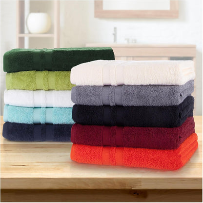 8-Piece Set, 2 2 4 Superior Ultra-Soft Cotton Towel Includes Bath Towels, Hand Towels, and Washcloths, Daily Use Towels