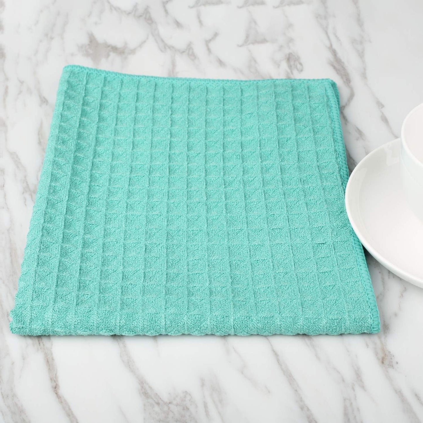 16inch 19inch 3 Pack Microfiber Dish Cloths Thick Waffle Weave Kitchen Dish Rags Ultra Absorbent Odor Free Dishcloths X