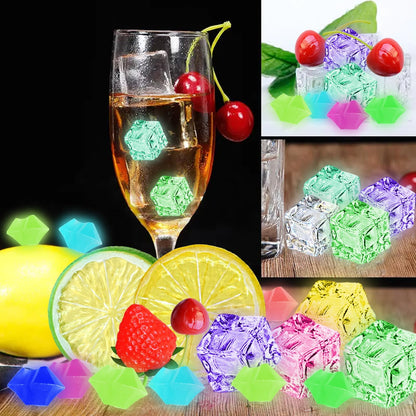 Chewarelly 70 Set, 10 10 5 45 2 Pcs Fake Fruits Ice Cube Include Artificial Lemon Slice Simulation Cherries Fake