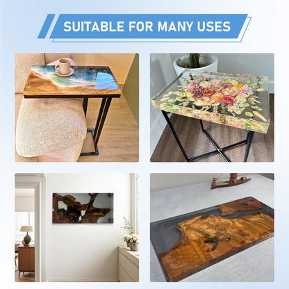 Extra Large Epoxy Resin Mold 22.63x11.81x1.38in, Reusable Resin Molds for River Table, Coffee Table, Trays, Cutting Boards, DIY Resin Art