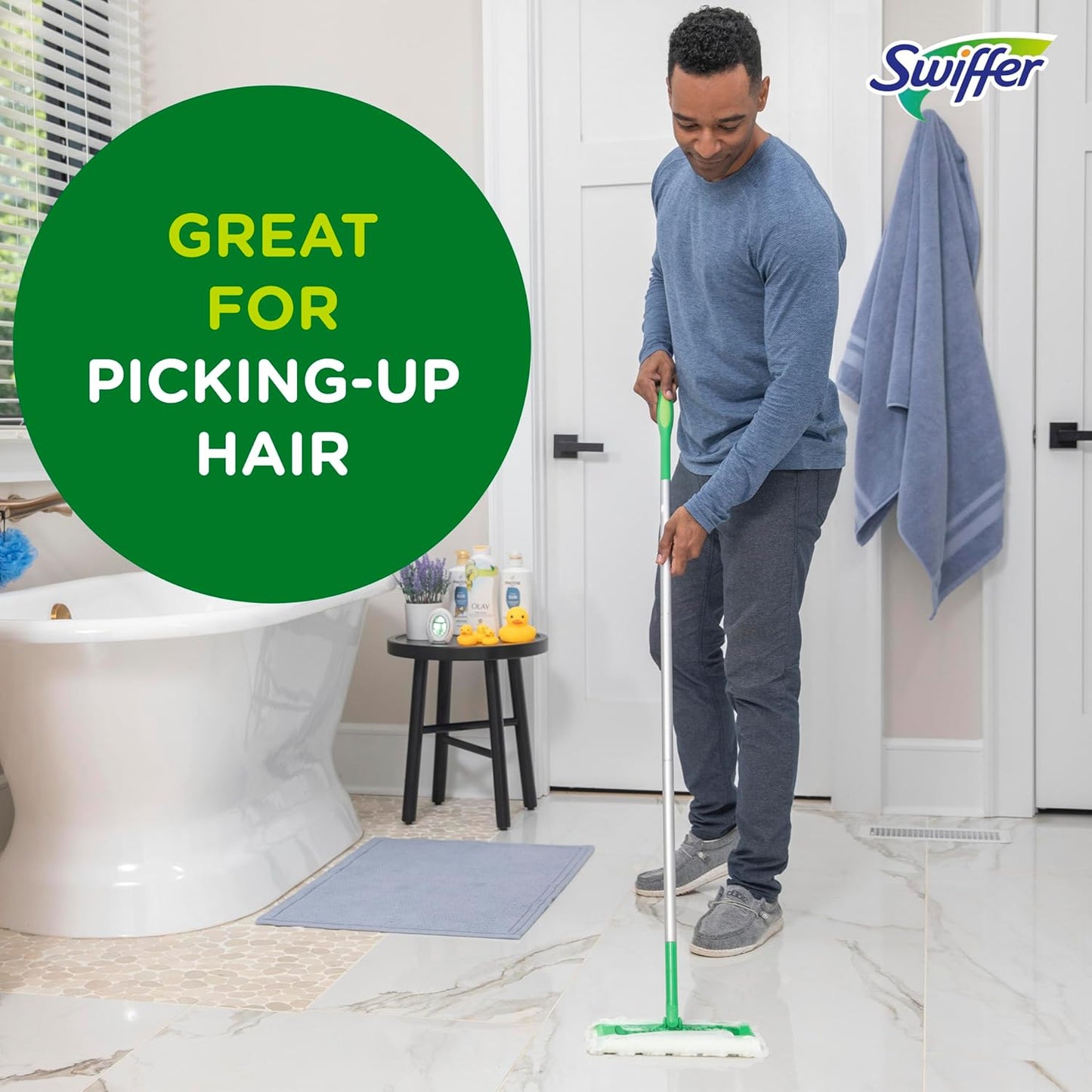 Swiffer Sweeper Dry Sweeping Pad Refills - Unscented Floor Mop Pads | 40 Count