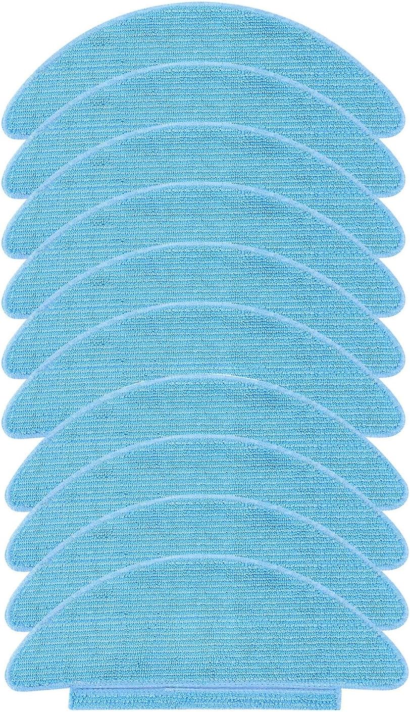 10 Pack Replacement Vacuum Mop Cloth Pads for Lubluelu SL60D SG60 SL61 Robotic Vacuum Cleaner