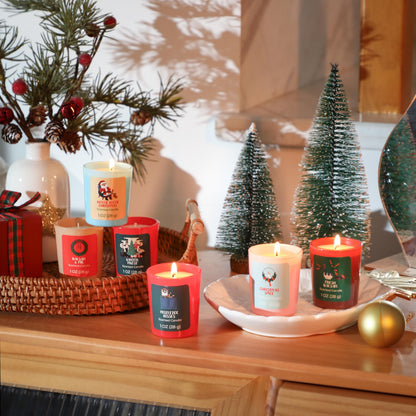 12 Days of Christmas Candles Set – Countdown Candle Advent Calendar with 12 Scented Soy Wax Candles – Christmas Candles Gifts for Women, Family, Friends, 12 Days of Xmas Gift Ideas