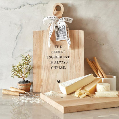 Santa Barbara Design Studio Paulownia Wood Charcuterie Board, Cheese Board, 17.5" L x 10" W x 1" H