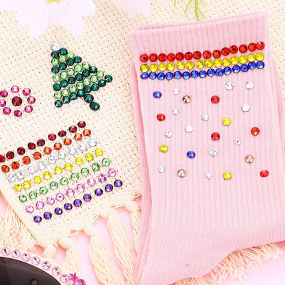 24 Colors Hotfix Rhinestones Kit, SS6 Glass Flatback Crystals Rhinestone for Clothes, Hats, Shoes & Crafts with 4 Tools, Tweezers, Wax, Pencil, Spoon hot fix kit