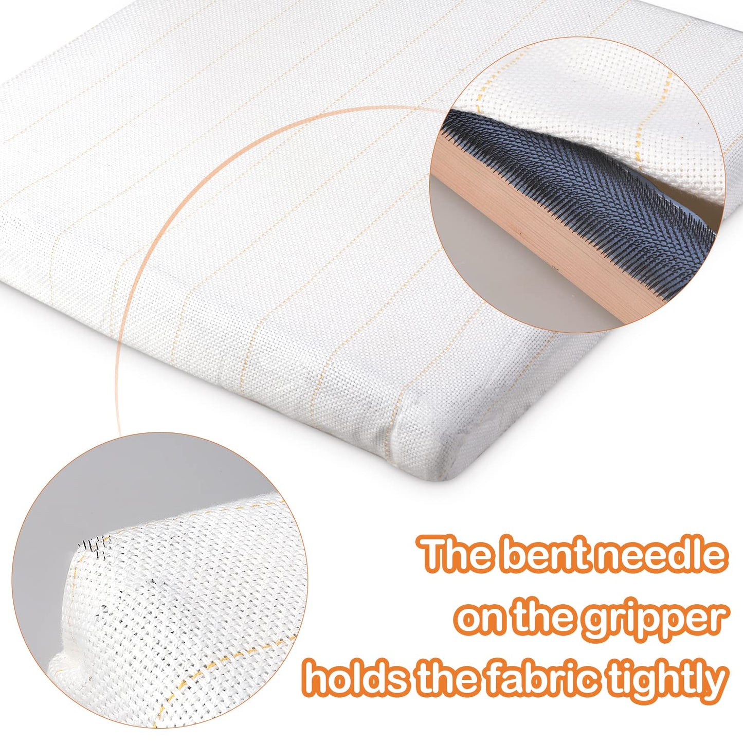 ICZW Gripper Strip Rug Fabric Hooking for Tufting Frame Length 39.37 inch