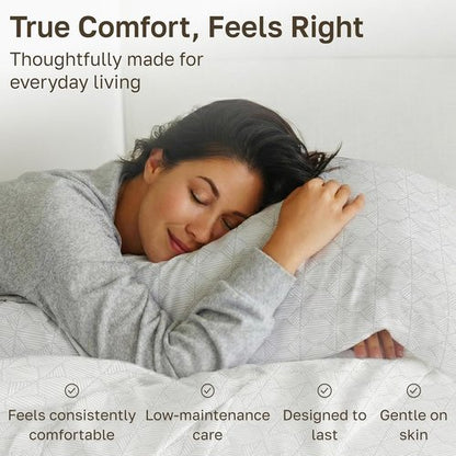 California Design Den Cal King Sheet Set - 100% Cotton, 400 TC, Award-Winning Sateen Finish, Deep Pockets | Crosshatch Taupish - Sage