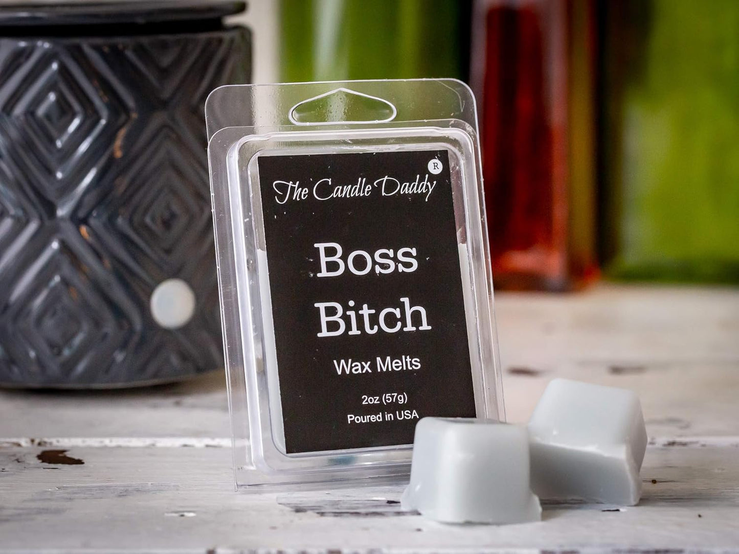Boss Bitch Apple Maple Bourbon Scented Wax Melt Cubes, Maximum Scented, 2 Ounce Package