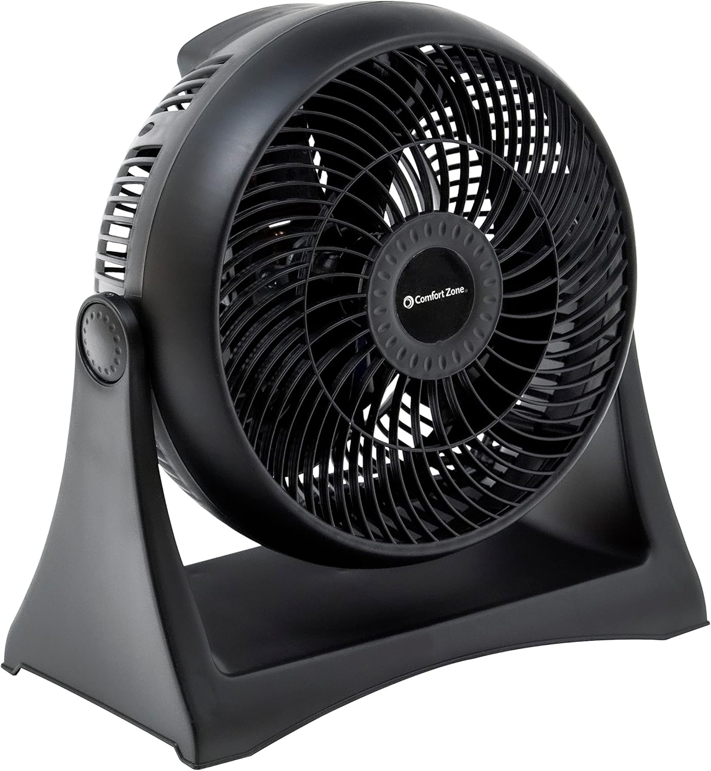 Comfort Zone Table Fan, 8 inch, 3 Speed, Electric, Wall Mountable, Adjustable Tilt, CZHV8T