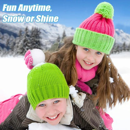 Fovths 100 Pack Snow Toy Balls - 2 Inch Realistic Fake Snowballs for Indoor & Outdoor Fun