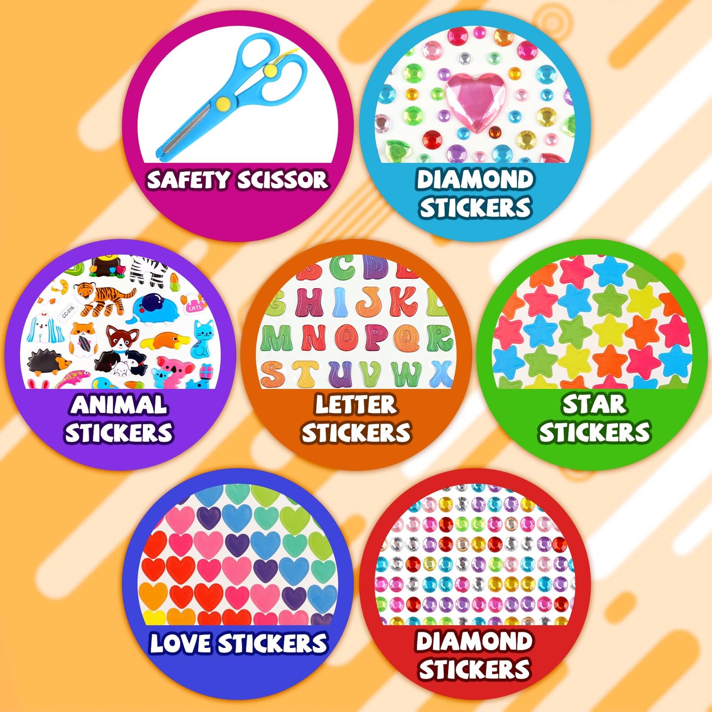 DOITEM Pipe Cleaners Craft Supplies, Arts and Crafts Supplies Including Pipe Cleaner Wiggle Googly Eyes Pom Poms Feathers Sticks Sequins for Kids Over 8 Years Old