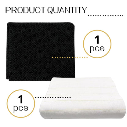 72x40 Inch Primary Tufting Cloth and Backing 72x40'' Primary Monks Cloth and Black Final Backing Fabric for Tufting Gun Rug Making Embroidery Crafts Favors