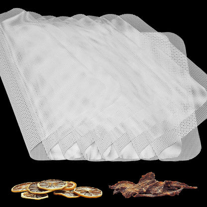 8 Pieces Premium Non Stick Silicone Dehydrator Sheets, Reusable Food Dryer Mats 12.6 * 12.6inch