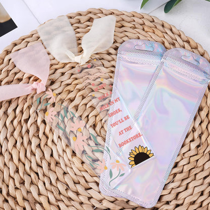 Dazoratix Floral Acrylic Bookmark Blanks - 60 Pcs Cute Flower Bookmarks Making Kit Bulk Aesthetic UV DTF Transfer Stickers Reading Book Lover Bookish Reader Women Girl Kid Student Teacher School Gifts