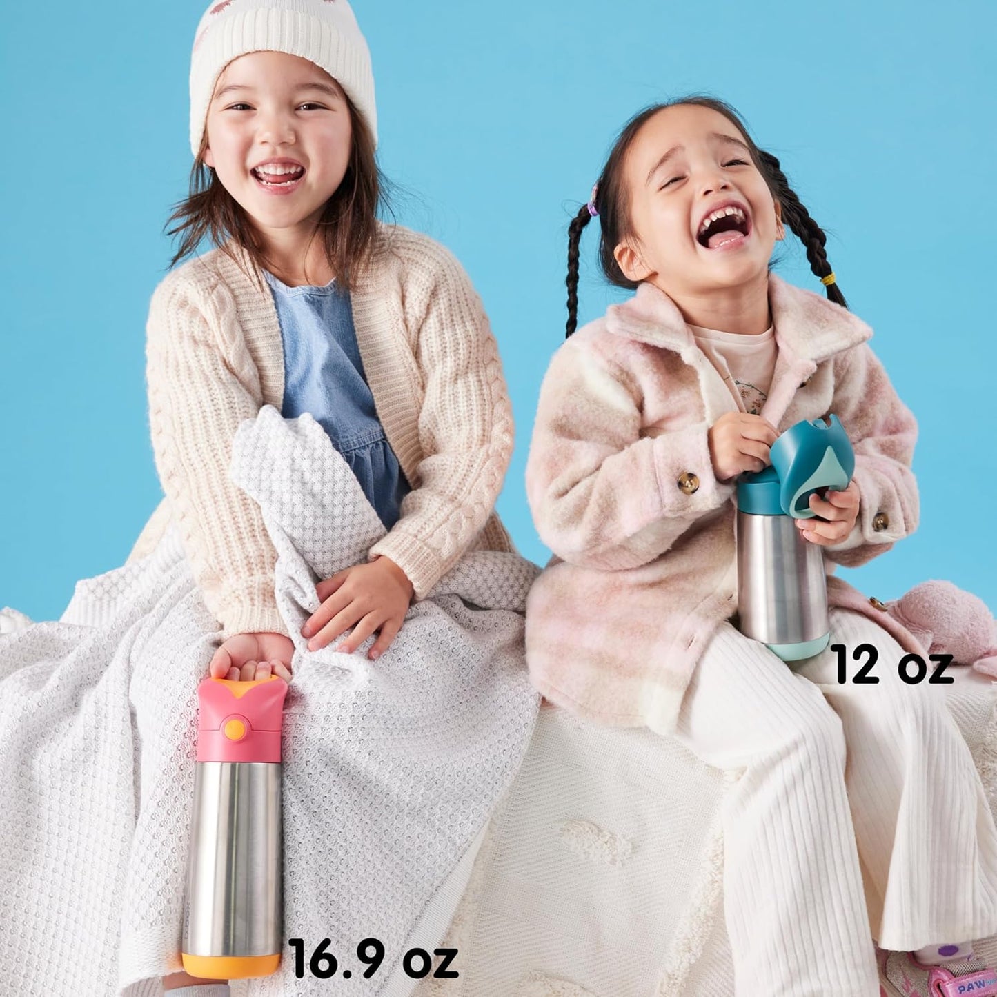 12 oz 8 6 12 oz) b.box Insulated Water Bottle: Keeps Drinks Cold up to Hours, Warm up to Hours. Double Wall Stainless