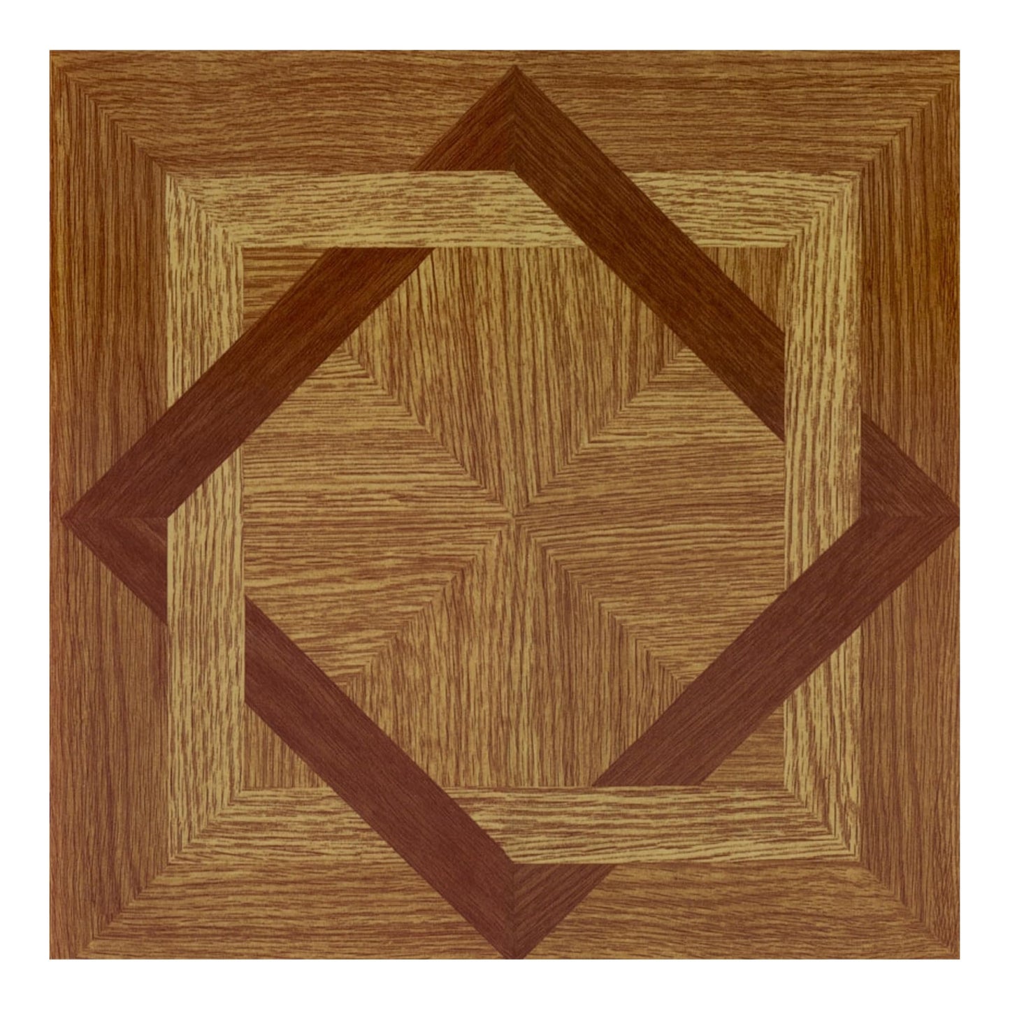 Tivoli Self Adhesive Vinyl Floor Tiles, 45 Tiles - 12" x 12", Light Oak Plank-Look - Peel & Stick, DIY Flooring for Kitchen, Dining Room, Bedrooms, Basements & Bathrooms by Achim Home Decor