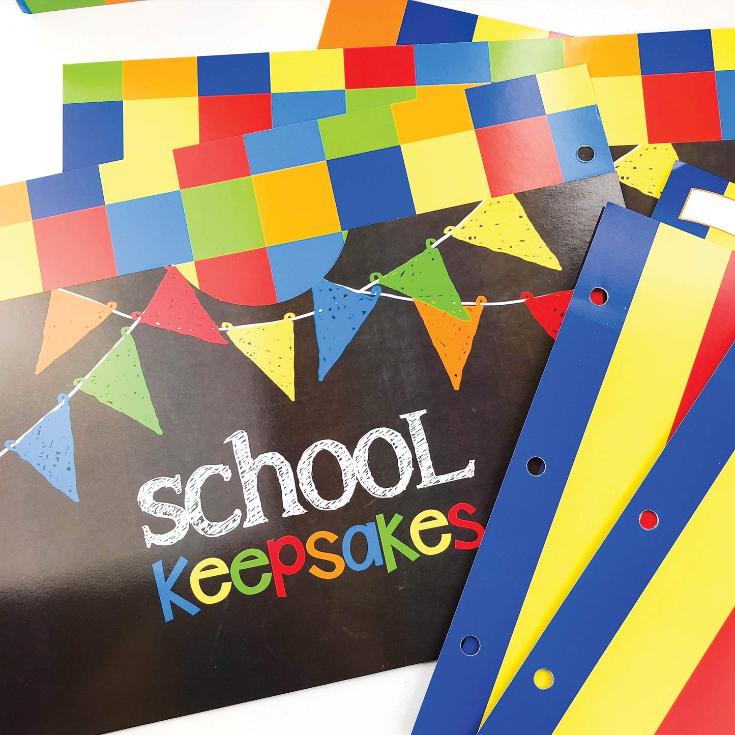 School Memory Scrapbook (3 Sets) Refill Extra Pockets and Photo Pages Kits for Class Keeper® Memory Keepsake Book for Girls